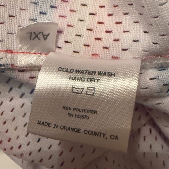 Ryoko Rain Stranger Things Rainbow Striped Athletic‎ Shorts Size AXL - Picture 10 of 10